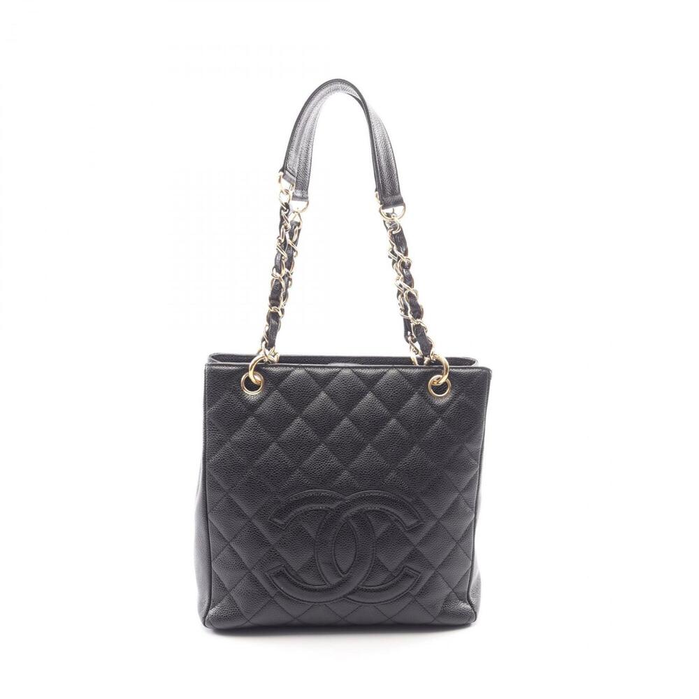 Chanel Matelassé PST Tote Bag Handbag, Caviar Leather (Grained Calfskin), Wom...